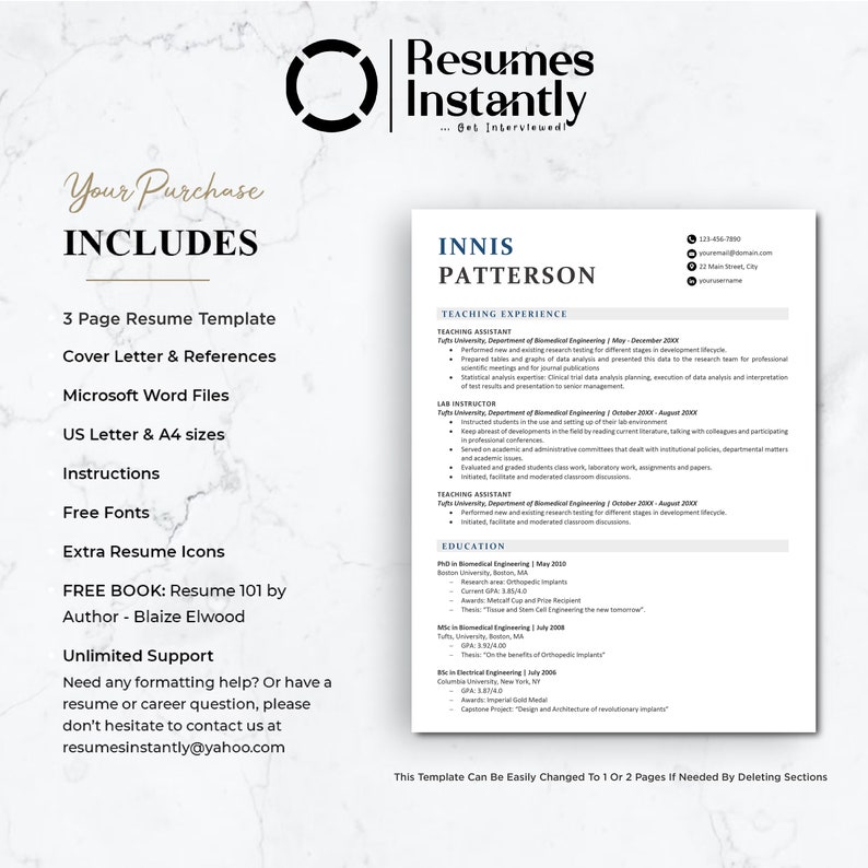 Executive Resume Template 2022 - Il 794xN.4179653184 Fkrx