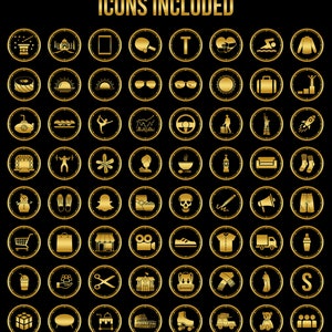 Gold und Schwarz Instagram Highlight-Cover für Ihre Business Brand oder persönliche Marke. Minimalismus Social Media Icons. Digitales Produkt. Bild 9
