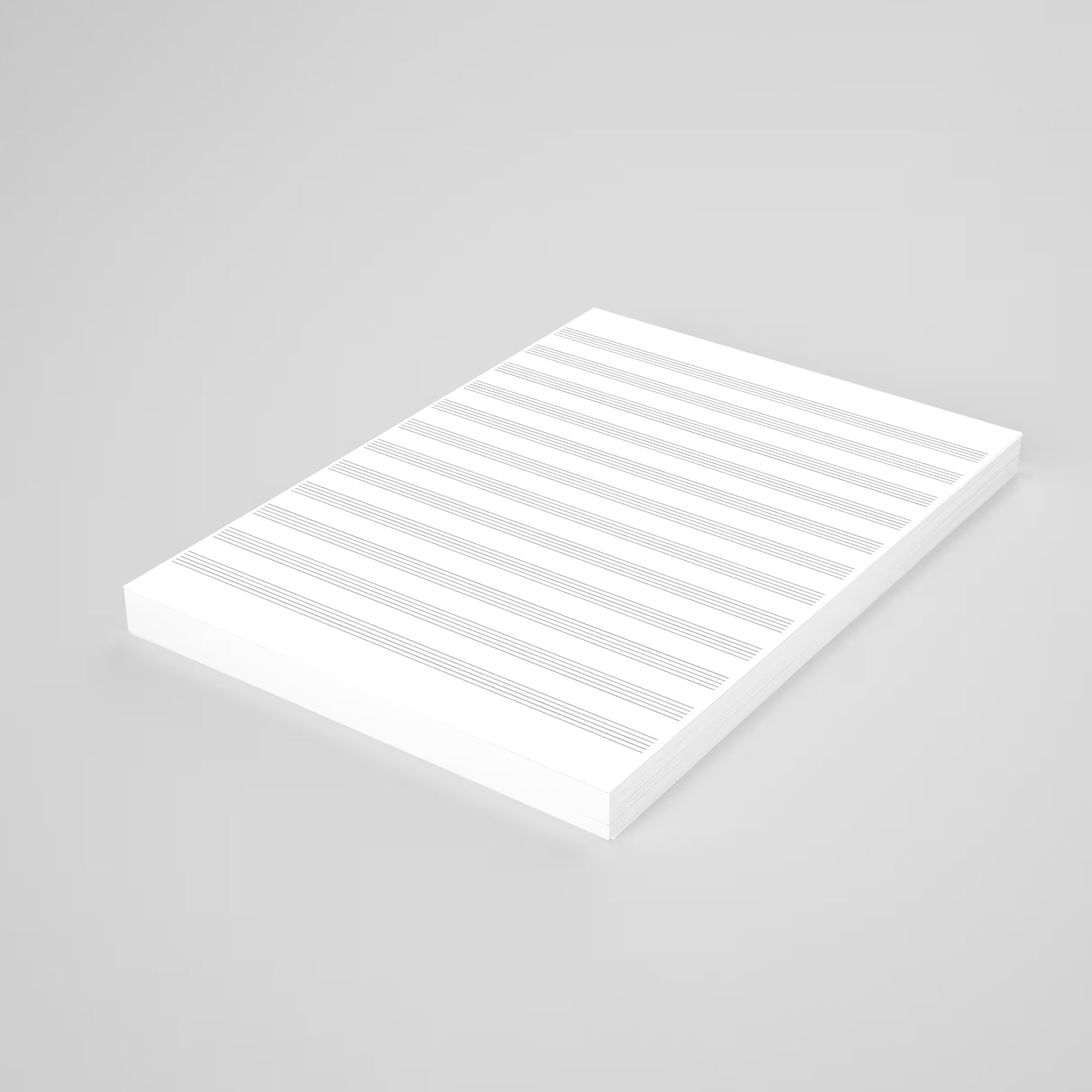 Professional Sheet Music for Musicians | 8.5" X 11 (A4) Size | Blank ...