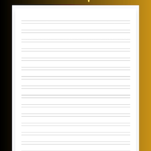 Digital Handwriting Practice sheet - Printable Cursive Writing Template | Cute Handwritten Script Font - Improve Handwriting Skills