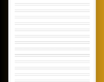Cursive Handwriting Practice Sheets - Printable Cursive Template (Digital Download)