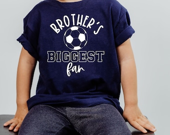 T-shirt de football personnalisé pour frère et sœur : le t-shirt du plus grand fan de frère