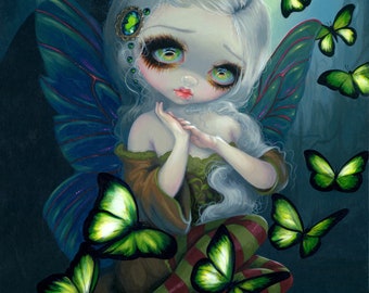 Absinthe Goggles Steampunk Fairy Jasmine Becket-Griffith CANVAS PRINT gothic art 