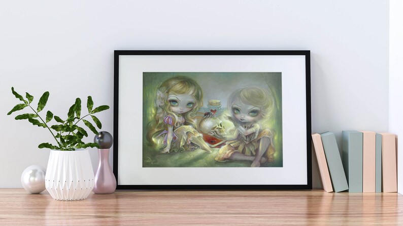 Arsenic and Old Lace Art Print by Jasmine Becket-griffith Surreal Big ...