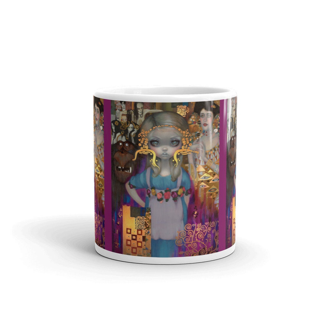 Alice in a Klimt Dream Mug Sizes Available Strangeling Etsy 日本