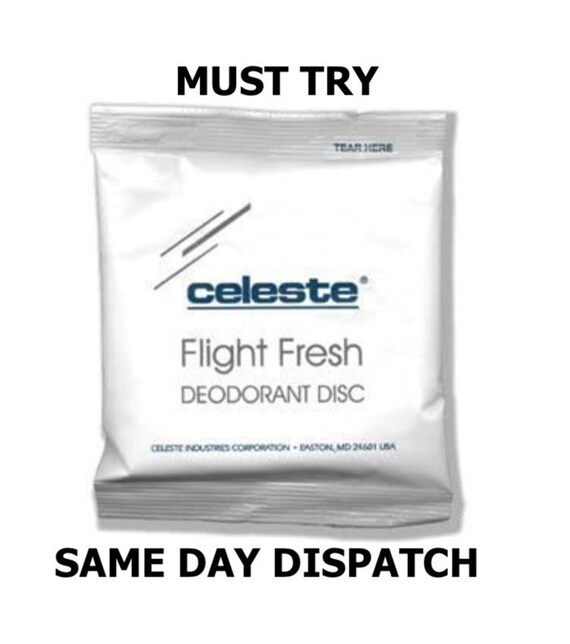 Celeste Flight Fresh Deodorant Disc Premium Freshener fresh Etsy