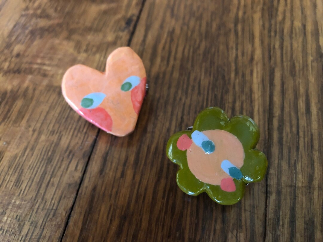 Clay Pins Etsy
