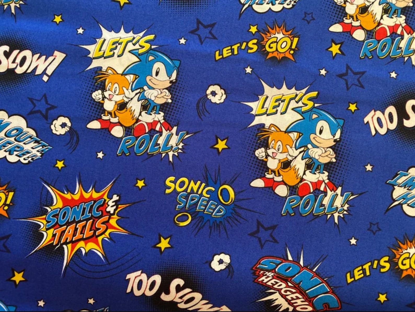 Sonic the Hedgehog Gift Wrap Sonic the Hedgehog Wrapping Etsy Finland