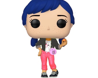 Miracle Lady Bug and Black Cat Custom Funko Pops Etsy