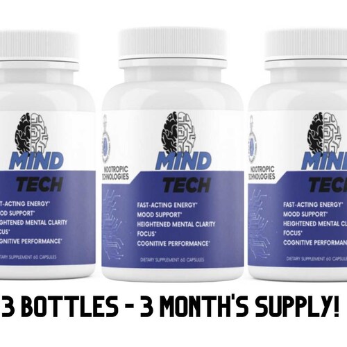 3 Pack - Mind Tech Nootropic hotsell Mindtech Brain Booster Focus 60 Capsules x3