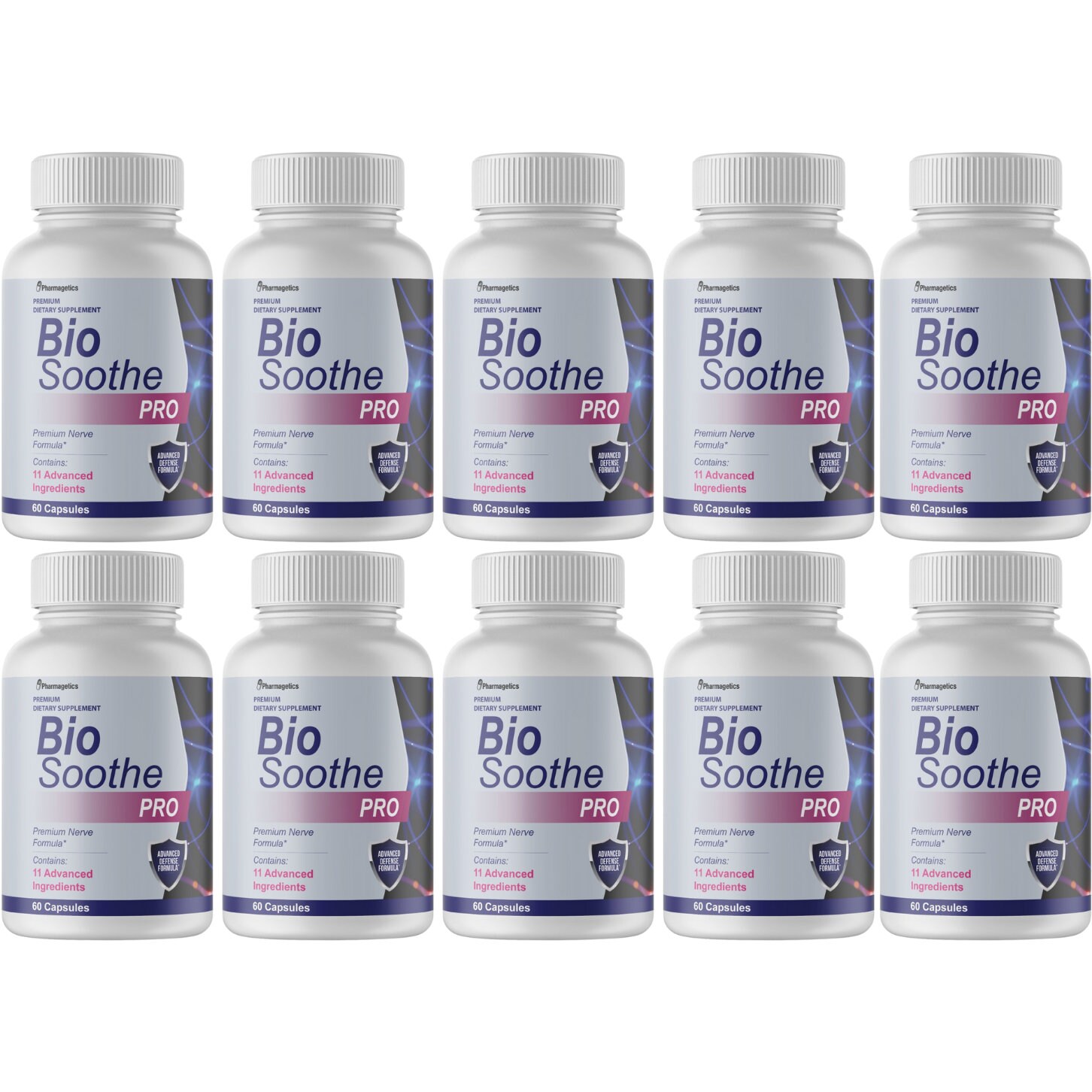 Bio Soothe PRO Premium Nerve Formula 10 Bottles 600 - Etsy
