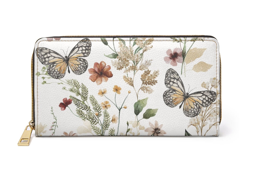 Cottagecore Wallet, Butterfly Wallet, Woodlands Wallet, Floral Wallet ...