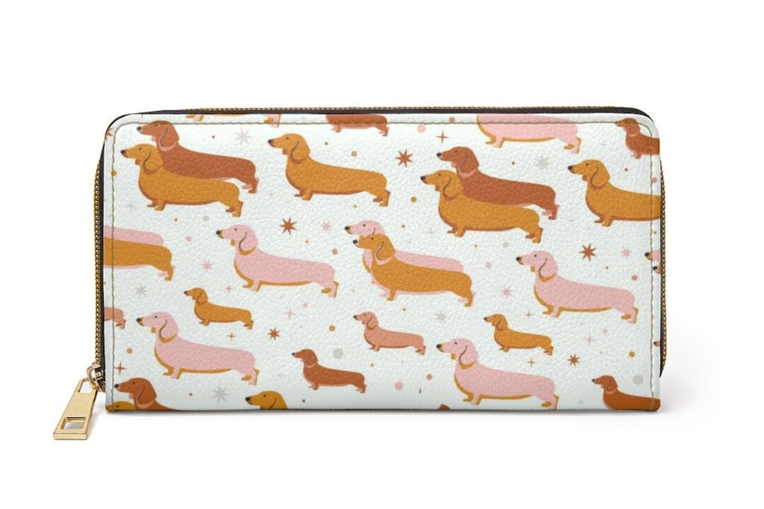 Dog Wallet Dachshund Dog Wallet, Dog Wallet, Leather Wallet, Women Dog Wallet ...