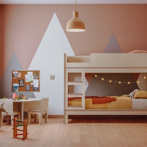 Letto per bambini Cabin con cassetti e ripiani, struttura a L, bianco  (90x200 cm + 140x70 cm)