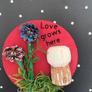Mushroom Magnet / Handmade Magnet / Refrigerator Magnet / Magnets / Mushroom Decor / Mushroom / nature magnet