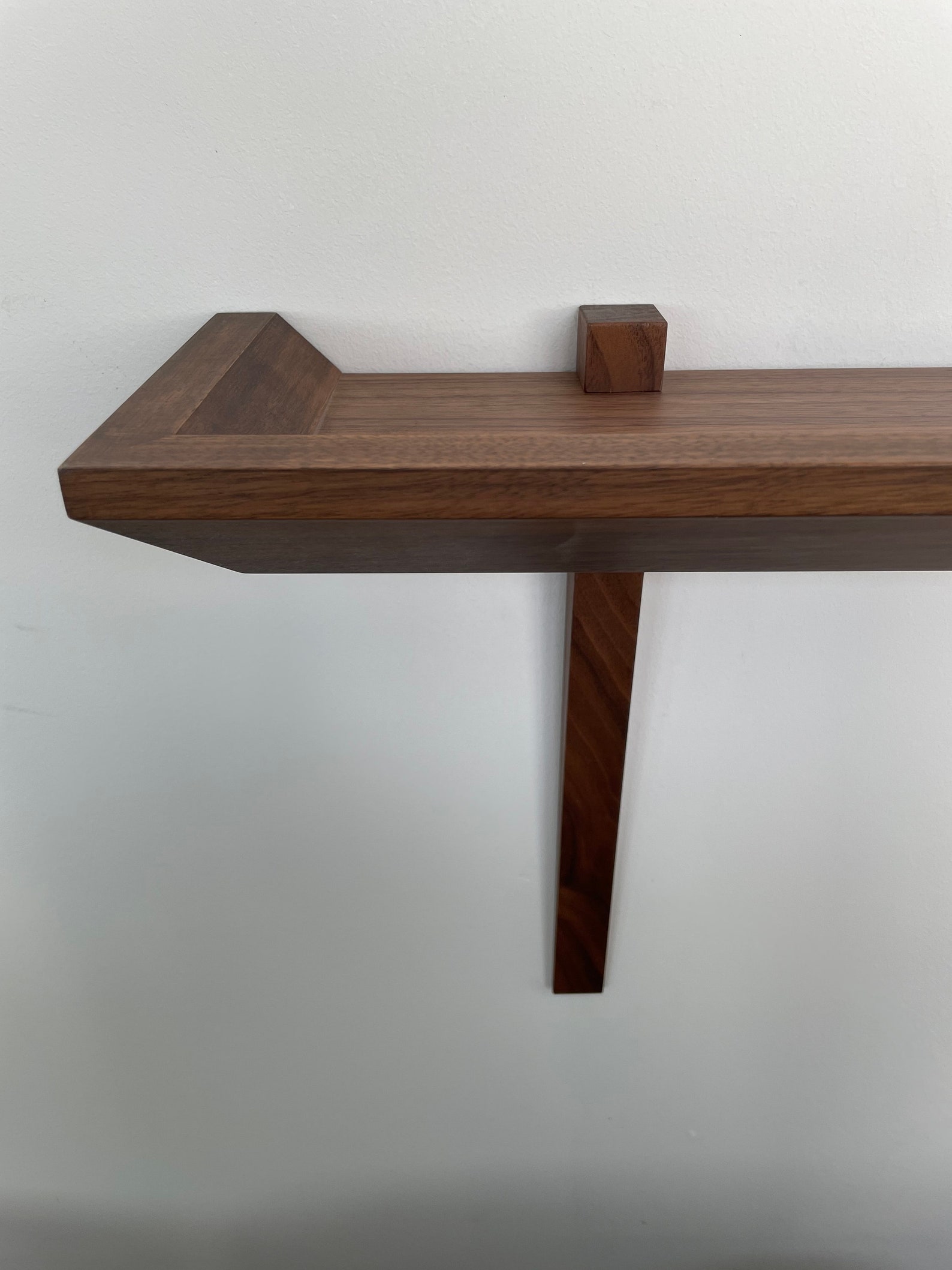 Edge - Handmade Slim, Wall-shelf. - Etsy