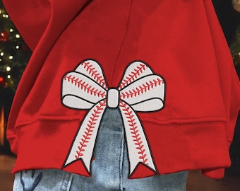 Diseños de bordado a máquina de lazo lateral de béisbol, cinta ancha deportiva, lazo femenino de 4 a 9 pulgadas, sudadera con costura lateral, lazo bordado