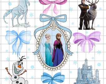 Watercolor Princess Coquette Bow Png, Princess Cartoon Coquette Png, Magical Castle Mirror Bow Png, Family Vacation Png, Coquette Girls Trip