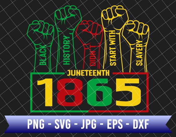 Juneteenth Day Since 1865 Svg, Black Freedom Svg, African American Svg, Black Power Svg, Juneteenth The Real Independence Svg