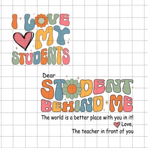 Bundel beste student achter mij Svg, ik hou van mijn studenten Svg, terug naar school Svg, leraar leven Svg, eerste schooldag, waardering van de leraar