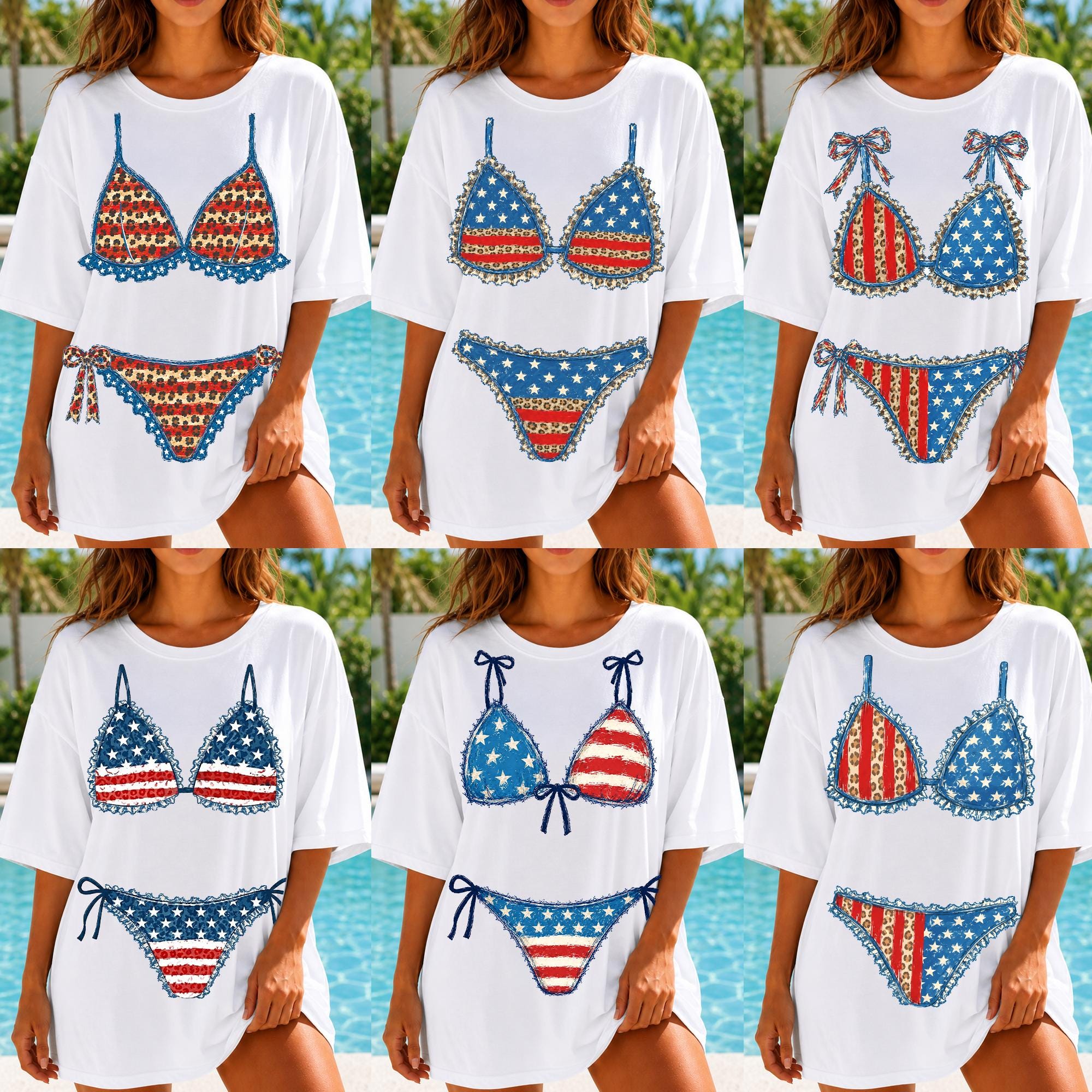 Usa flag bikini - Etsy 日本