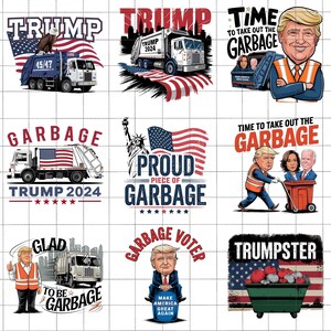 Original lustiger Trump Müll PNG, Wie gefällt Ihnen mein Müllwagen Png, Trump 2024 Png, Wahl Maga 2024 Wähler Sublimation, Geschenk für Ihn