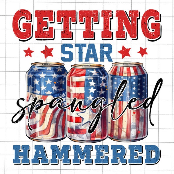 Getting Star Spangled Hammered Png, 4th Of July, Red White And Blue, American Freedom, Fourth Of July Png, Independence Day, USA Png