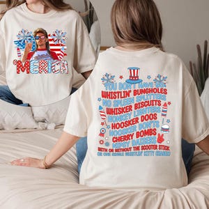 Grappig dat je geen fluitende spongaten hebt png, Mullet Guy 4 juli png, Merica Fireworks png, Independence Day png, geruit ontwerp