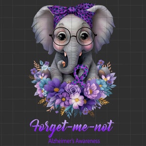 忘れな草PNG、アルツハイマー病啓発、決して忘れない、リボンPNG、パープルデー、アルツハイマー病協会、認知症ケア、高齢者ケア