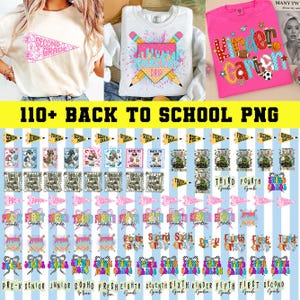 Game Day Back To School Png Bundle, Preppy Back School Png, Grade Png Bundle, School Spirit Png, School For Boys, Girly 1st Day Of School