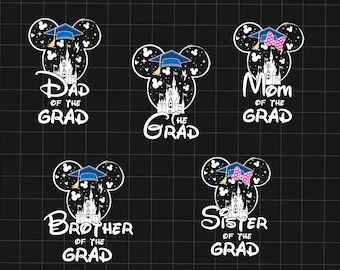 Bundle Family Of The Grad 2024 Svg, Graduation 2024 Svg, Graduation Senior 2024 Svg, Graduation Trip Svg, Family Matching Shirt, Castle Svg