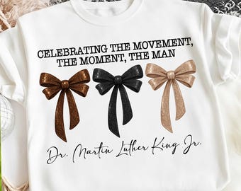 Histoire des Noirs Coquette Png, Célébration de la conception de citation de mouvement, MLK Day Bow graphique, Mois de l'histoire des Noirs PNG, citation inspirante à télécharger