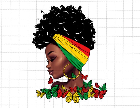 Melanin Girl Png, Juneteenth Png, Juneteenth Since 1865 Png, Juneteenth The Real Independence Png, African American Png, Black Women Png