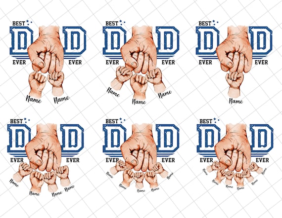 Personalized Best Dad Ever Png, Fist Bump Set Png, Dad Hand Fist Bump Png, America Flag Design, Happy Father's Day, Sublimation File