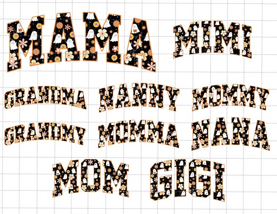 Bundle Mom Halloween Png, Retro Spooky Mama, Happy Halloween Png, Pumpkin Png, Spooky Season, Hippie Halloween, Mama Halloween Floral Png