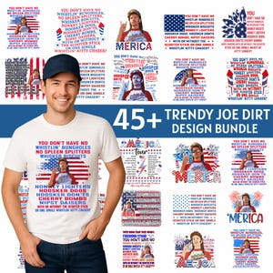 Bundle rigolote avec drapeau américain en détresse, image png, Mullet Man Merica, films mèmes, 4 juillet png, feux d'artifice png, fête de l'indépendance, png patriotique