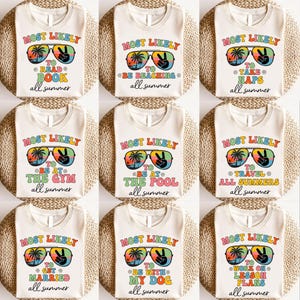Camisetas para maestros de último día de clases, paquete de maestros más probables, regalo de fin de año para maestros, vacaciones de verano PNG, verano para maestros PNG, equipo de maestros