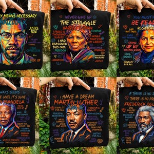 Black History Month Bundle Png, Martin Luther King Png, MLK Days Png, Human Rights Freedom png, Civil Rights Leader Png, Black History PNG