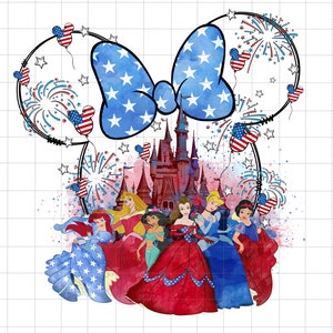 Princess 4th Of July, American Freedom Png, Happy 4th Of July Png, Red White And Blue, Fourth Of July, Independence Day,Family Vacation 2024