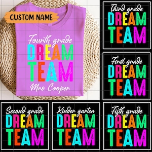 Paquete de equipo docente personalizado (PNG), regreso a clases, maestro de primer grado, primer día de clases, equipo docente (PNG), escuela a juego (PNG)