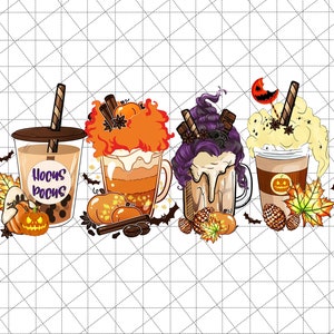 Drinken en eten Halloween Png, Happy Halloween Png, Spookachtig seizoen, Pompoen Png, Heksen Zusters, Halloween Heks, Herfst Halloween latte