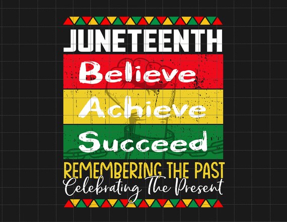 Juneteenth Png, Juneteenth Believe, Black Power Png, Freedom Png, African American Png, Juneteenth The Real Independence Png