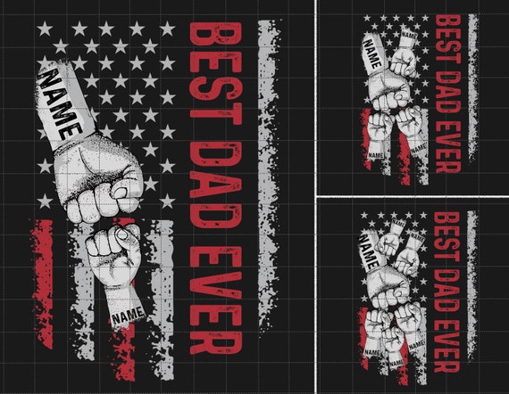 Best. Dad. Ever. American Flag T-Shirt Father's Day Gift Best. Dad. Ever. American Flag T-Shirt Father's Day Gift