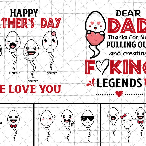 Personalized Happy Father's Day We love You Png, Dear Dad Thanks For Not Pulling Out And Creating Fucking Legends,Funny Little Cute Kids Png