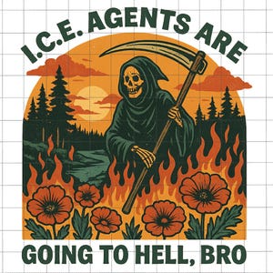 Les agents de l'ICE vont en enfer mon frère Png, Anti Trump Png, Chinga La Aligra Png, Abolish ICE Png, Militant des droits humains, No Human Is Illegal Png