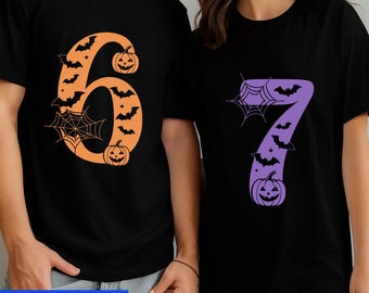 6 7 SVG PNG Bundle, Six Seven Meme Pumpkin Svg, Couples Halloween Svg, Trendy 67 Meme 2025 Svg, 67 Trend, Funny Sixty Seven Matching Shirt