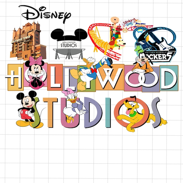 Hollywood Studios Svg Etsy