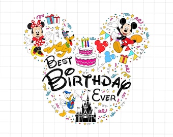 Best Birthday Ever Png, Birthday Boy Png, Family Matching Birthday Png, Magical Kingdom Png, Birthday Girl Png, Birthday Matching Png