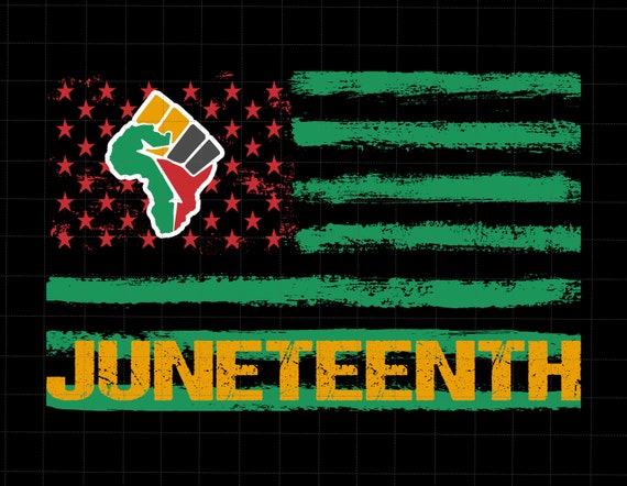 Juneteenth Png, Juneteenth The Real Independence Png, Black Power Png, African American Png, American Flag Png, Black History Png