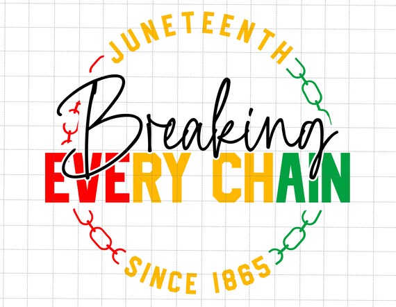 Juneteenth Breaking Every Chain Since 1865 Png, Juneteenth The Real Independence, Juneteenth Png, Black Power Png, African American Png